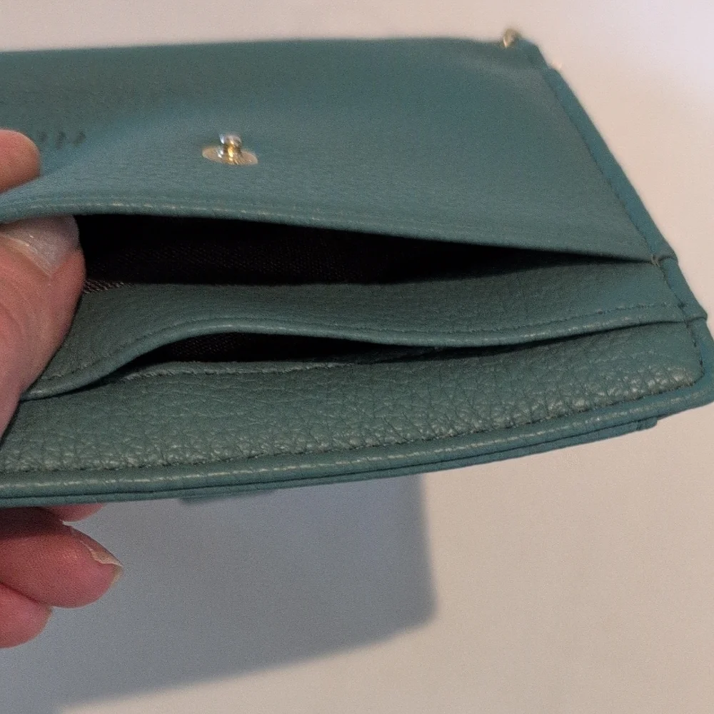 Teal Key & Card Holder with Tassel Nwot - Picture 7 of 8